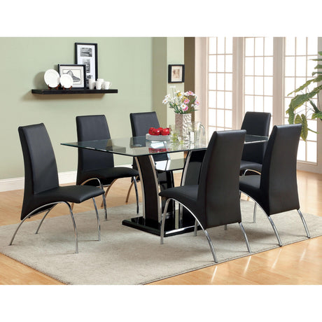  Furniture of America Wailoa CM8370BK-SC-2PK Side Chair IMAGE 4