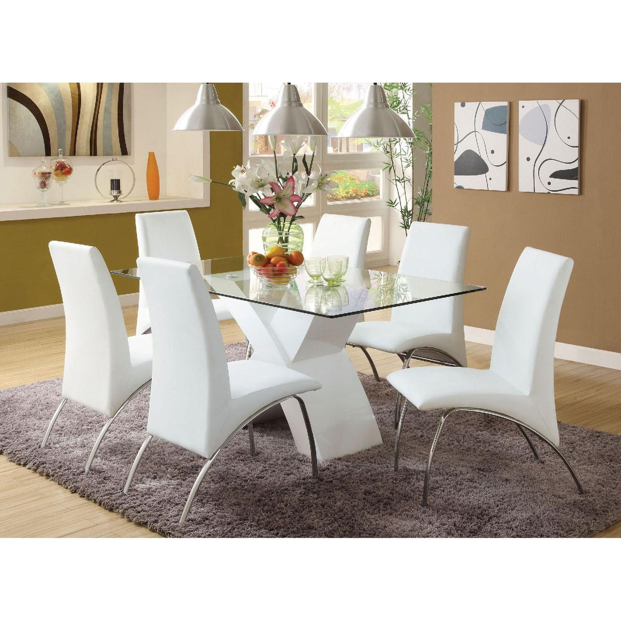  Furniture of America Wailoa CM8370WH-SC-2PK Side Chair IMAGE 5