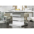  Furniture of America Midvale Dining Table with Pedestal Base CM3650T-TABLE IMAGE 1