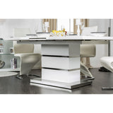  Furniture of America Midvale Dining Table with Pedestal Base CM3650T-TABLE IMAGE 1