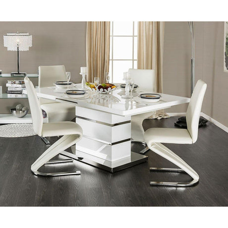  Furniture of America Midvale Dining Table with Pedestal Base CM3650T-TABLE IMAGE 3