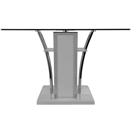  Furniture of America Glenview CM8372GY-T Dining Table, Gray IMAGE 2