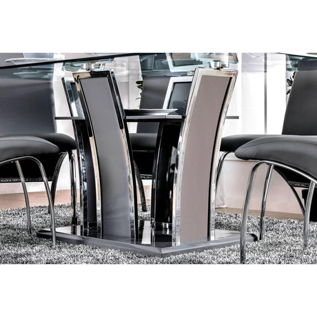  Furniture of America Glenview CM8372GY-T Dining Table, Gray IMAGE 3