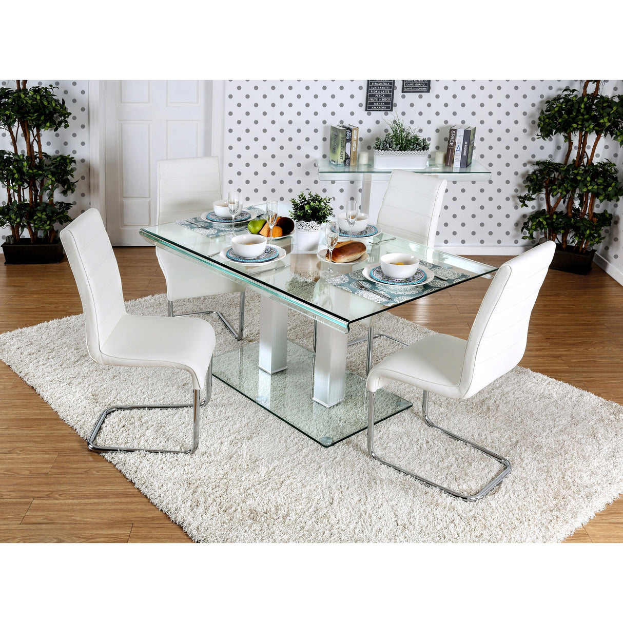  Furniture of America Mauna CM8371WH-SC-2PK Side Chair IMAGE 2