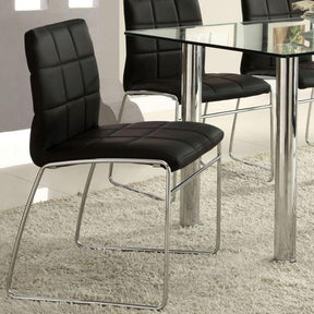  Furniture of America Kona CM8320BK-SC-2PK Side Chair IMAGE 1