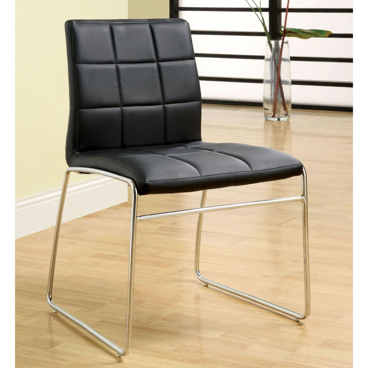  Furniture of America Kona CM8320BK-SC-2PK Side Chair IMAGE 2