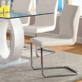  Furniture of America Lodia CM3825WH-SC-2PK Side Chair IMAGE 2