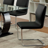  Furniture of America Lodia CM3825BK-SC-2PK Side Chair IMAGE 2