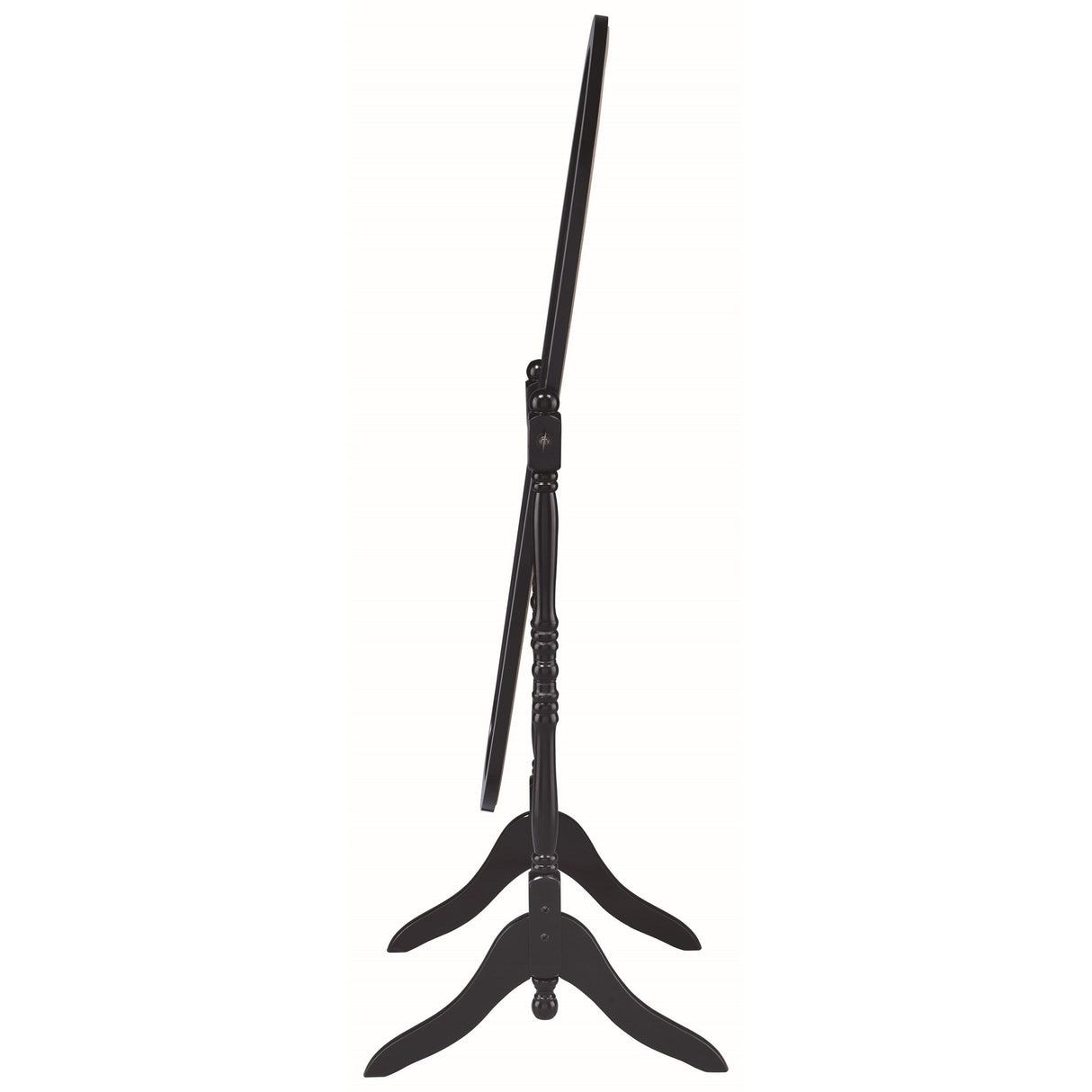  Coaster Furniture Foyet 950803 Wood Adjustable Full Length Cheval Mirror - Black IMAGE 3