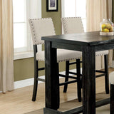  Furniture of America Sania CM3324BK-BC-2PK Bar Chair IMAGE 3