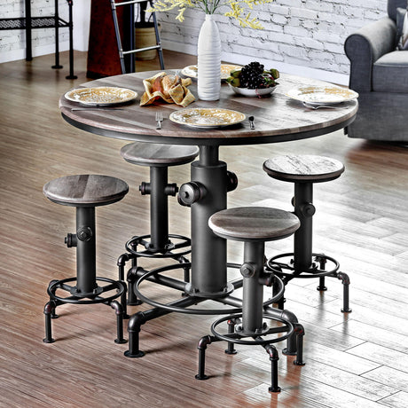  Furniture of America Foskey CM3367PC-2PK Counter Height Chair IMAGE 3