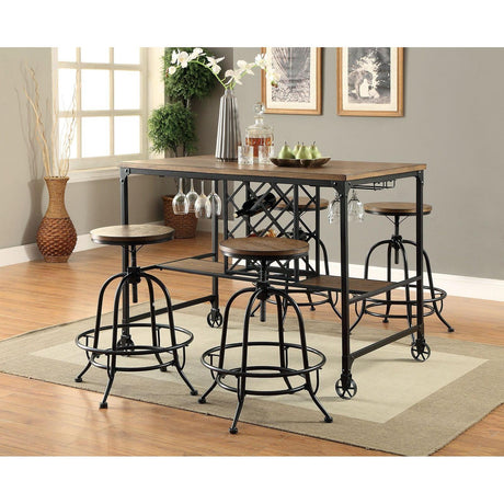  Furniture of America Silvia CM3803PC-2PK Counter Height Chair IMAGE 5