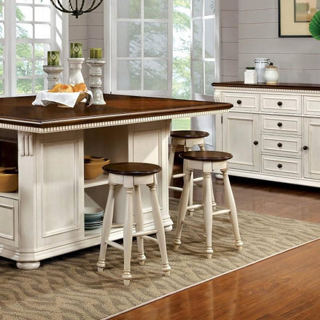  Furniture of America Sabrina CM3199WC-ST-2PK Counter Height Stool IMAGE 4
