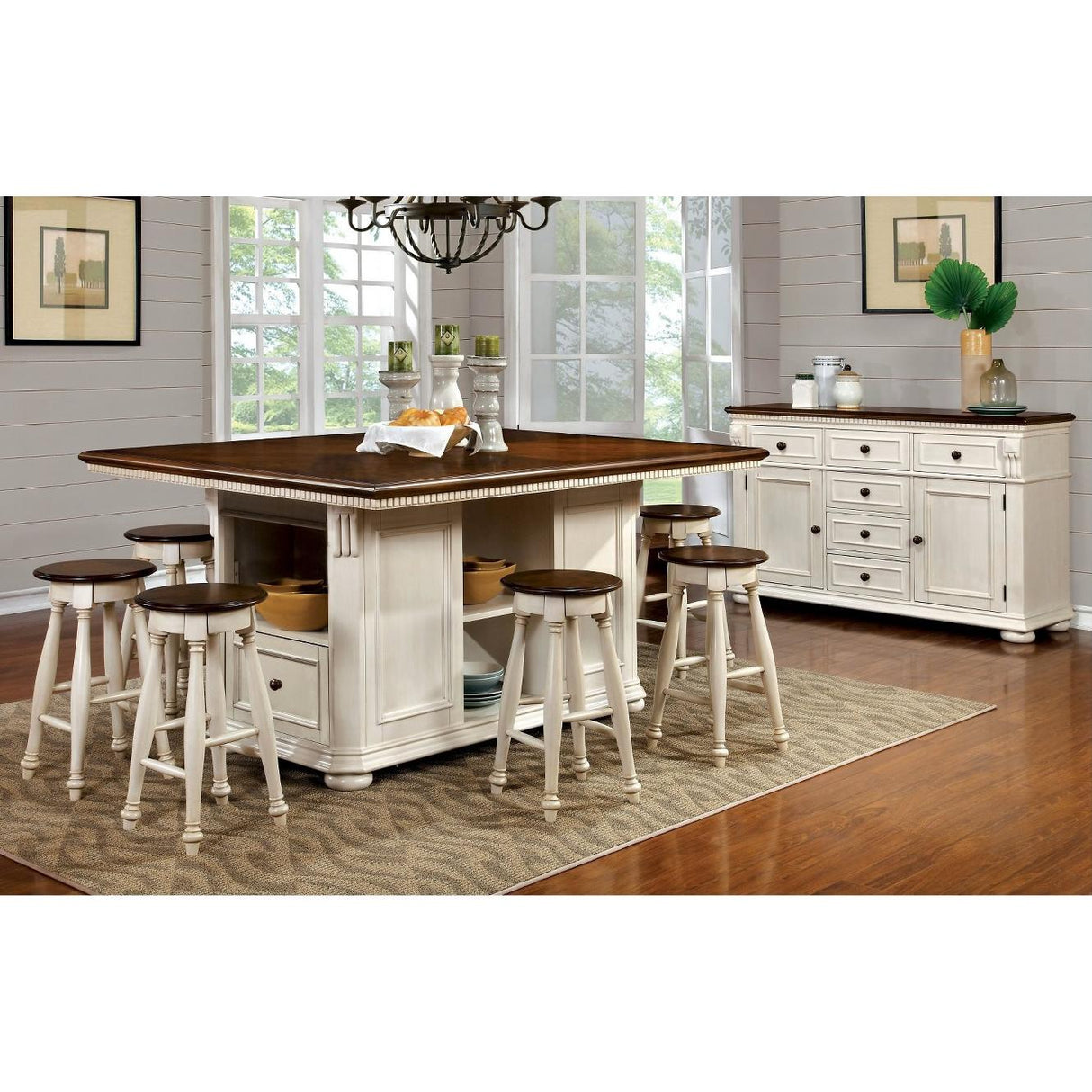  Furniture of America Sabrina Server CM3199WC-SV IMAGE 5