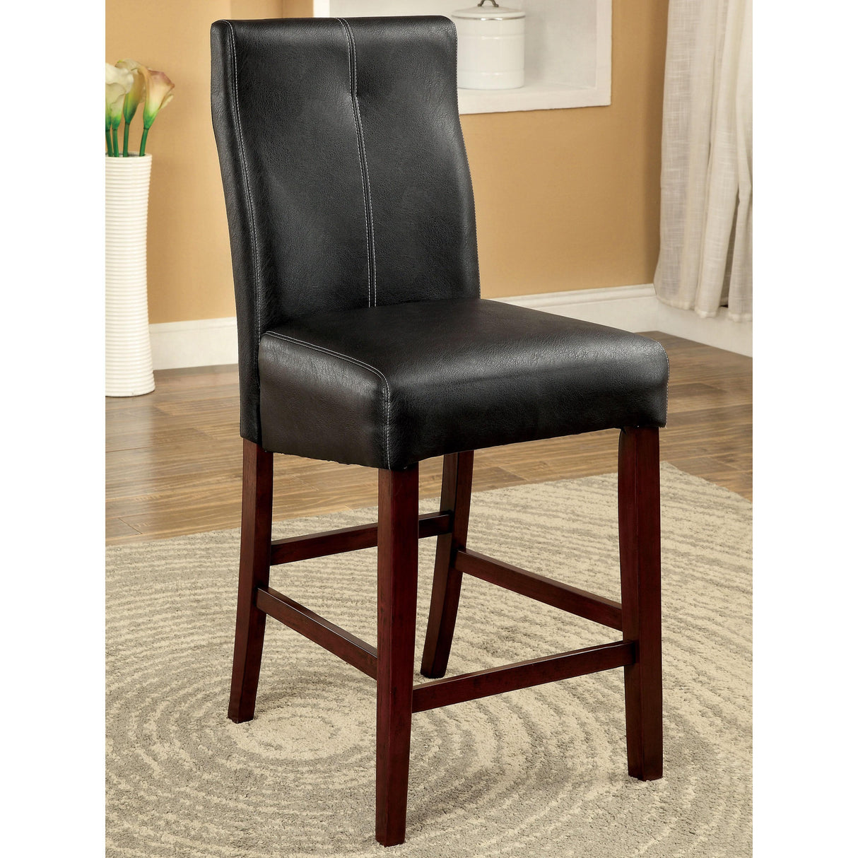  Furniture of America Bonneville CM3824PC-2PK Counter Height Chair IMAGE 4