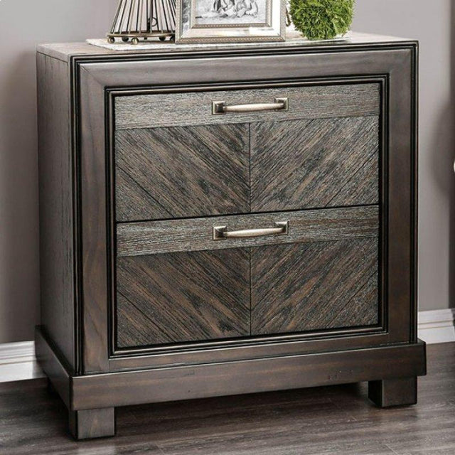  Furniture of America Argyros 2-Drawer Nightstand CM7315N IMAGE 1