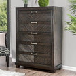  Furniture of America Argyros 5-Drawer Chest CM7315C IMAGE 1