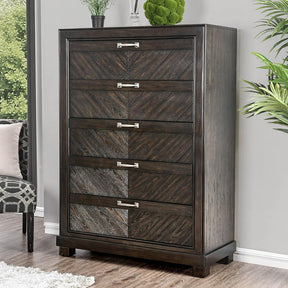  Furniture of America Argyros 5-Drawer Chest CM7315C IMAGE 1
