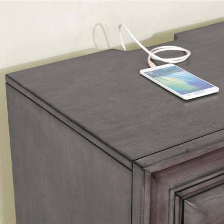  Furniture of America Brandt 3-Drawer Nightstand CM7302GY-N IMAGE 4