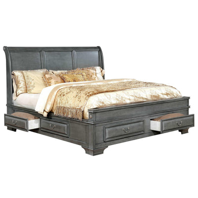  Furniture of America Brandt CM7302GY-CK California King Bed IMAGE 1