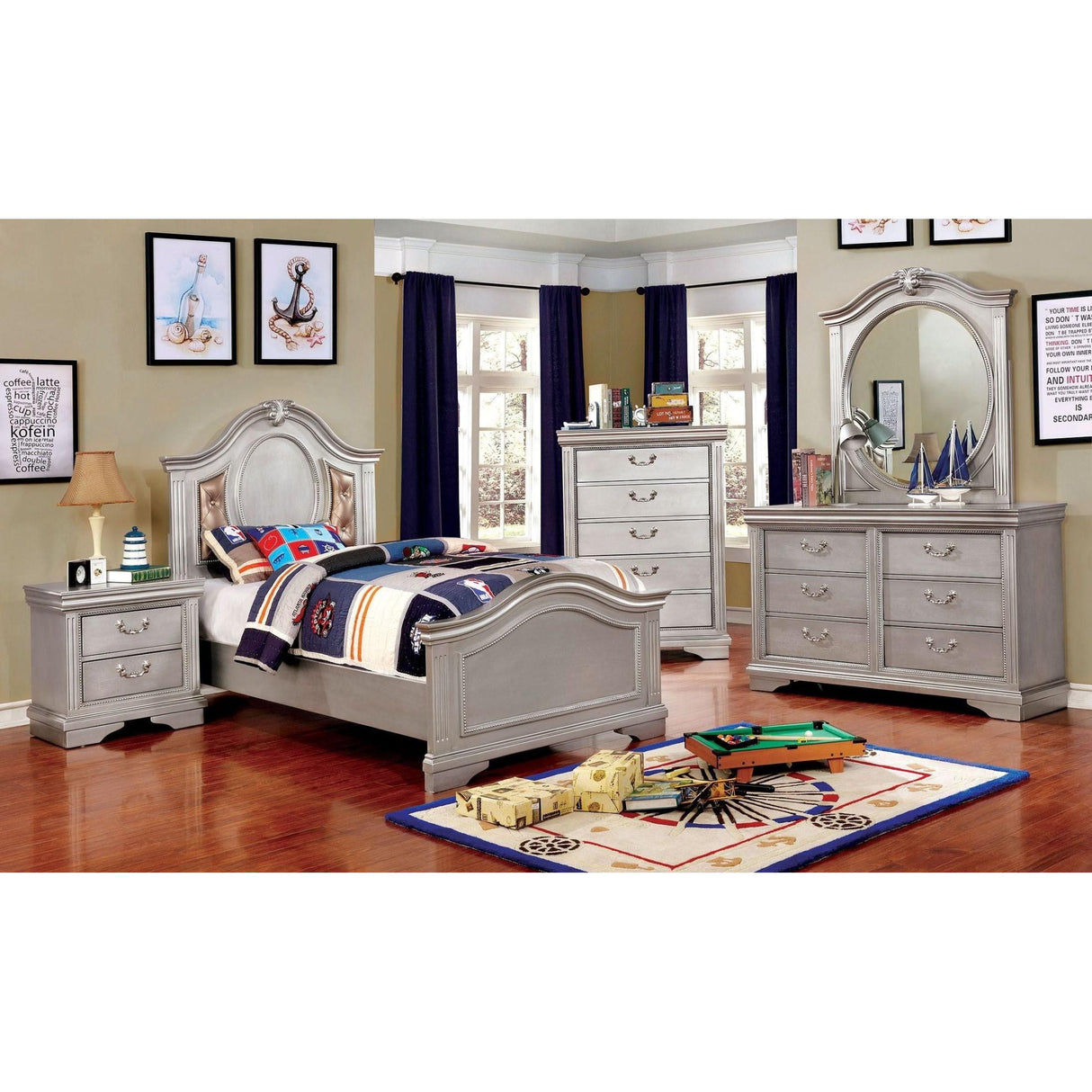  Furniture of America Kids Beds Bed CM7199L-T-BED IMAGE 5