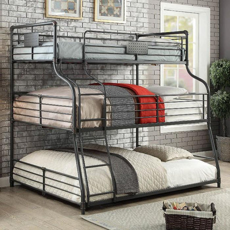  Furniture of America Olga CM-BK918 Twin/Full/Queen Bunk Bed IMAGE 1