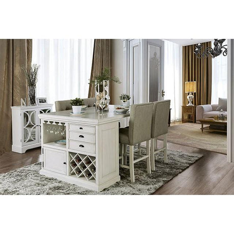  Furniture of America Sutton CM3390PT Counter Height Table IMAGE 2