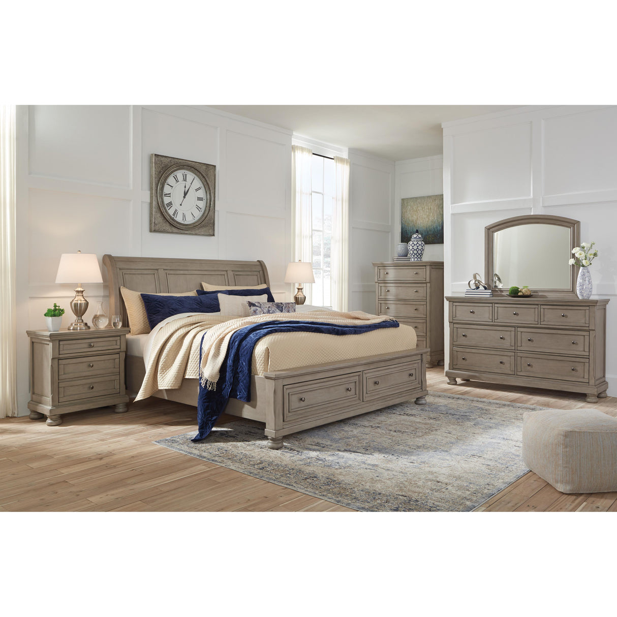  Signature Design by Ashley Lettner California King Sleigh Bed with Storage B733-78/B733-76/B733-95 IMAGE 8