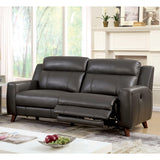  Furniture of America Rosalynn Power Reclining Leatherette Sofa CM6804-SF IMAGE 2