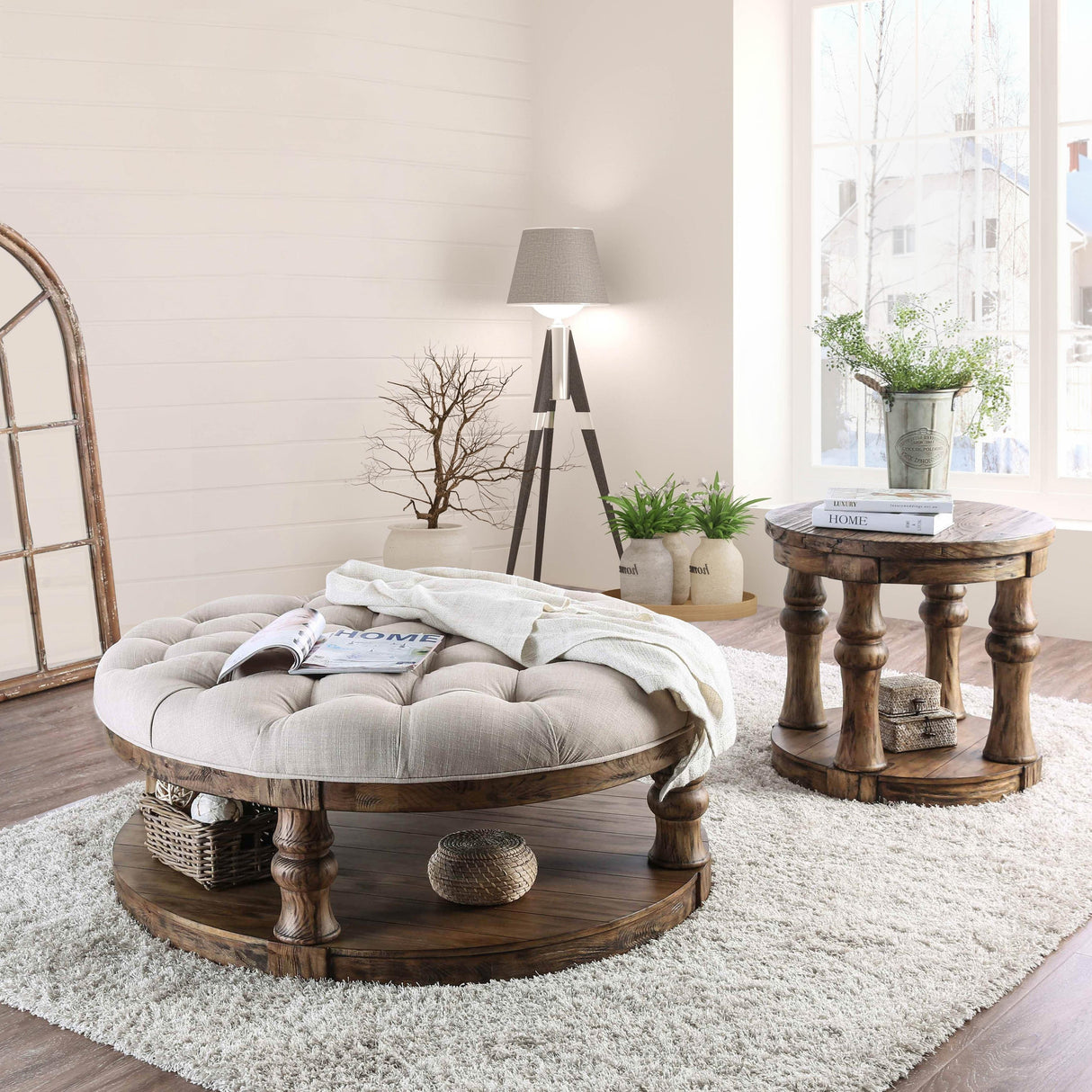  Furniture of America Mika Coffee Table CM4424A-F-C IMAGE 3