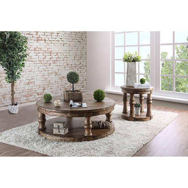  Furniture of America Mika End Table CM4424A-E IMAGE 1