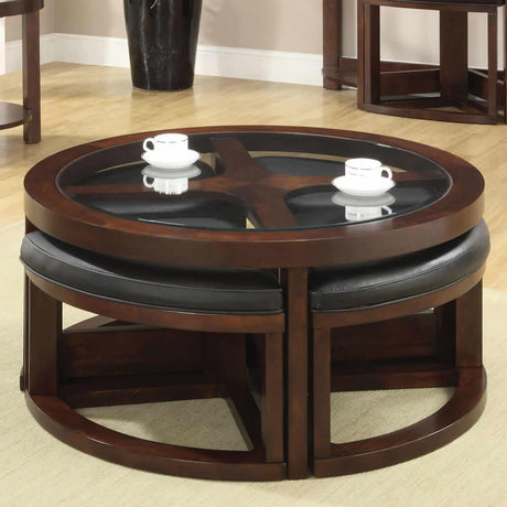  Furniture of America Crystal Cove CM4321C Coffee Table IMAGE 1