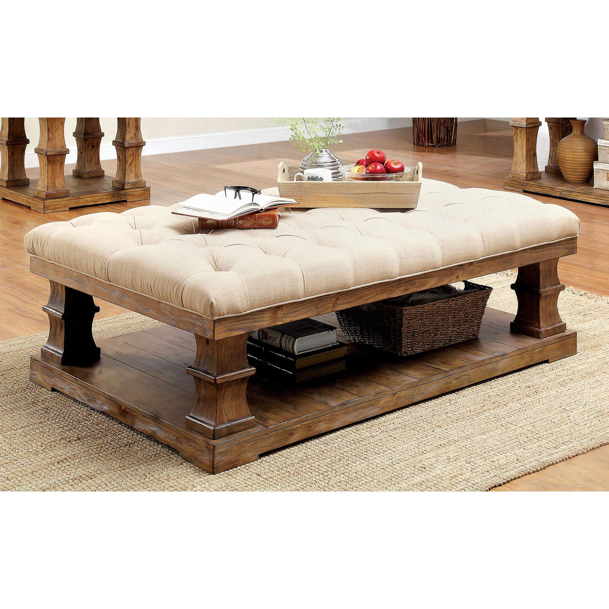  Furniture of America Granard Coffee Table CM4457F-C-PK IMAGE 4