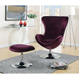  Furniture of America Eloise CM-AC6841 Chair w/ Ottoman IMAGE 2