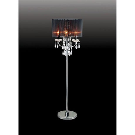  Furniture of America Jada Floorstanding Lamp L76733BK-F IMAGE 1