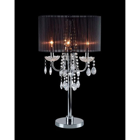  Furniture of America Jada Table Lamp L76733BK-T IMAGE 1