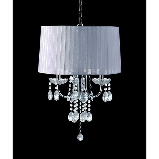  Furniture of America Jada Pendant L76733WH-H IMAGE 1