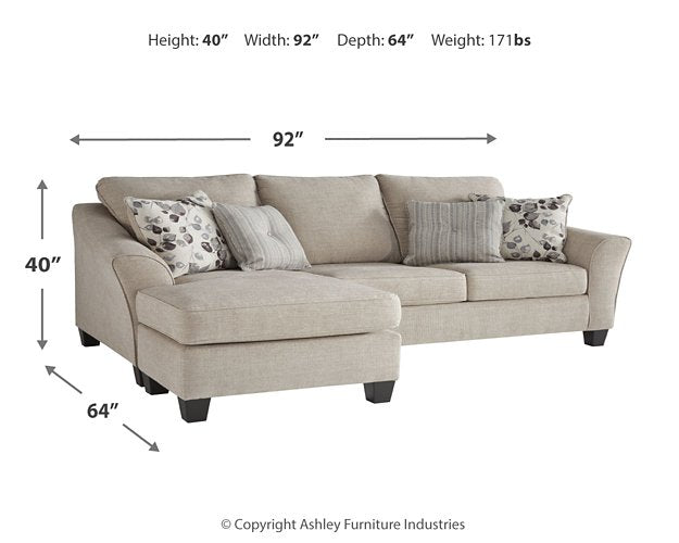 Abney Sofa Chaise Sleeper