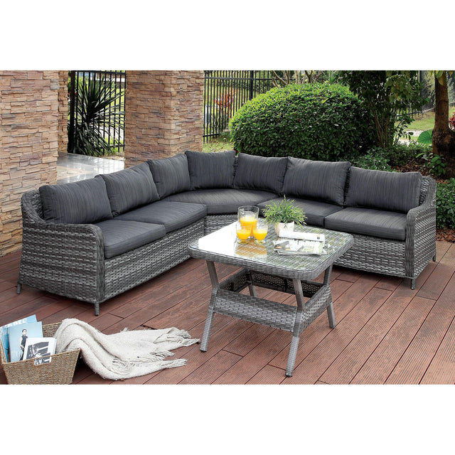  Furniture of America Outdoor Seating Sectionals CM-OS2588-SET IMAGE 1