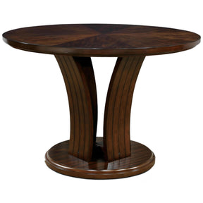  Furniture of America Round Montreal II Dining Table with Pedestal Base CM3711RPT-TABLE IMAGE 1