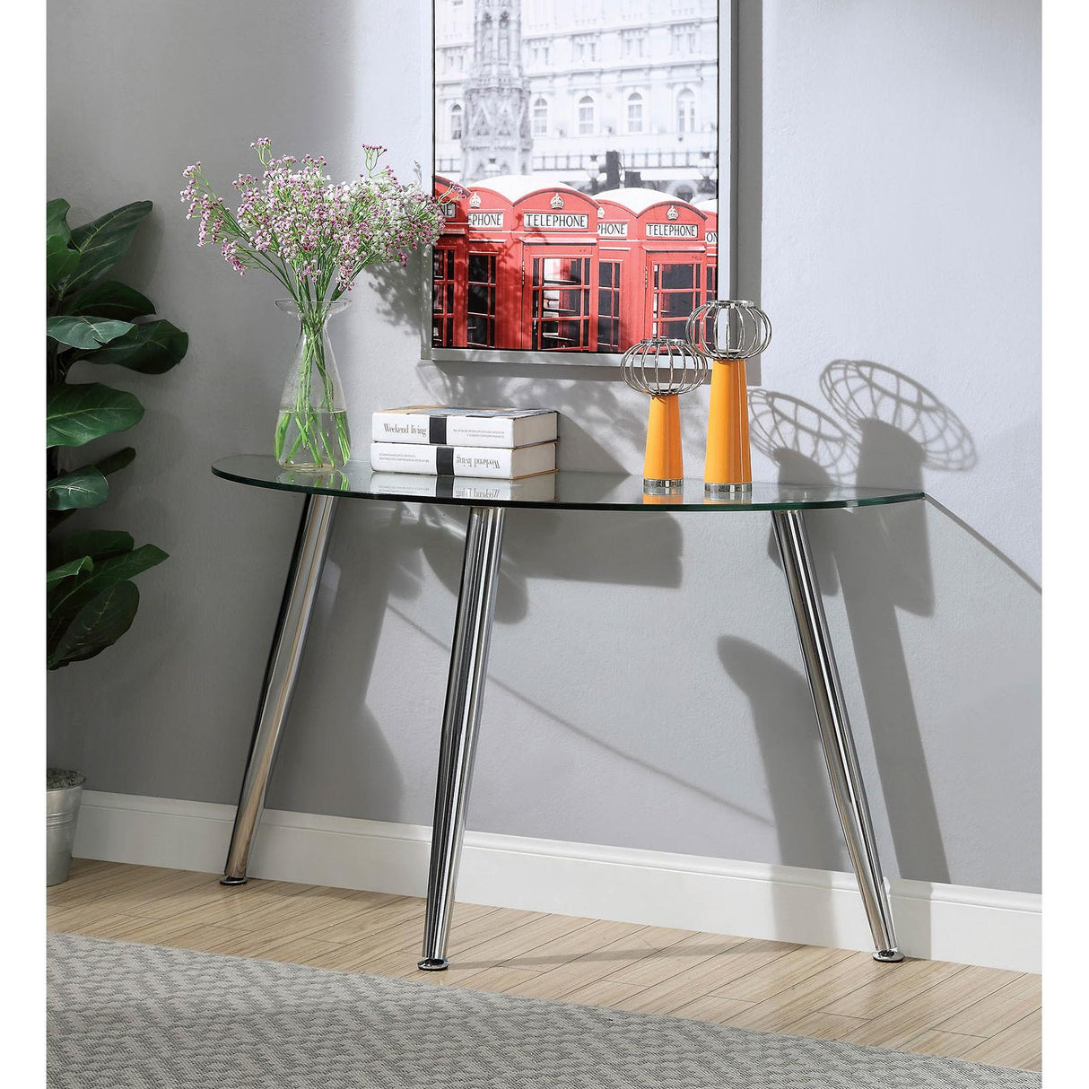  Furniture of America Delany Sofa Table CM4156S-PK IMAGE 2