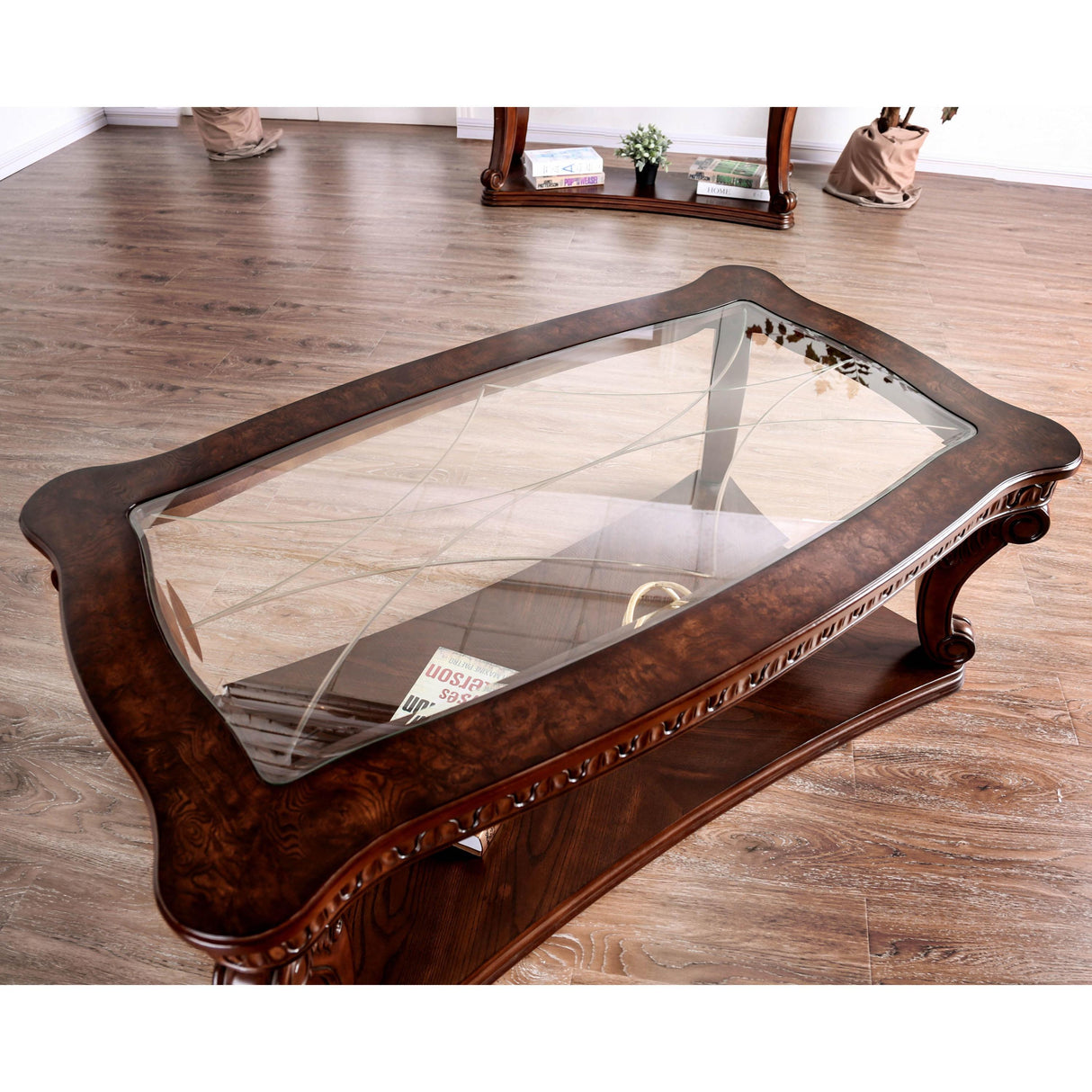  Furniture of America Walworth Coffee Table CM4428C IMAGE 2