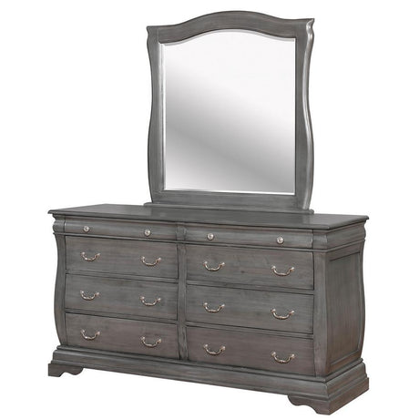  Furniture of America Brunswick Dresser Mirror CM7503GY-M IMAGE 2