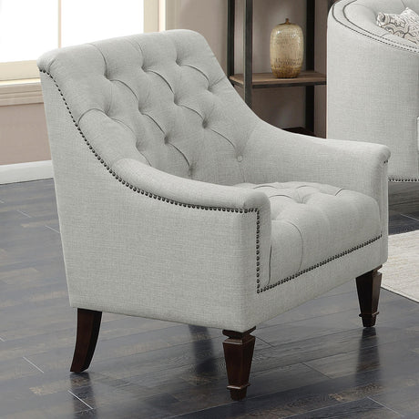 Avonlea Sloped Arm Upholstered Chair Grey image