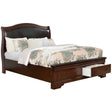  Furniture of America Merida King Platform Bed with Storage CM7504CH-EK-BED IMAGE 1