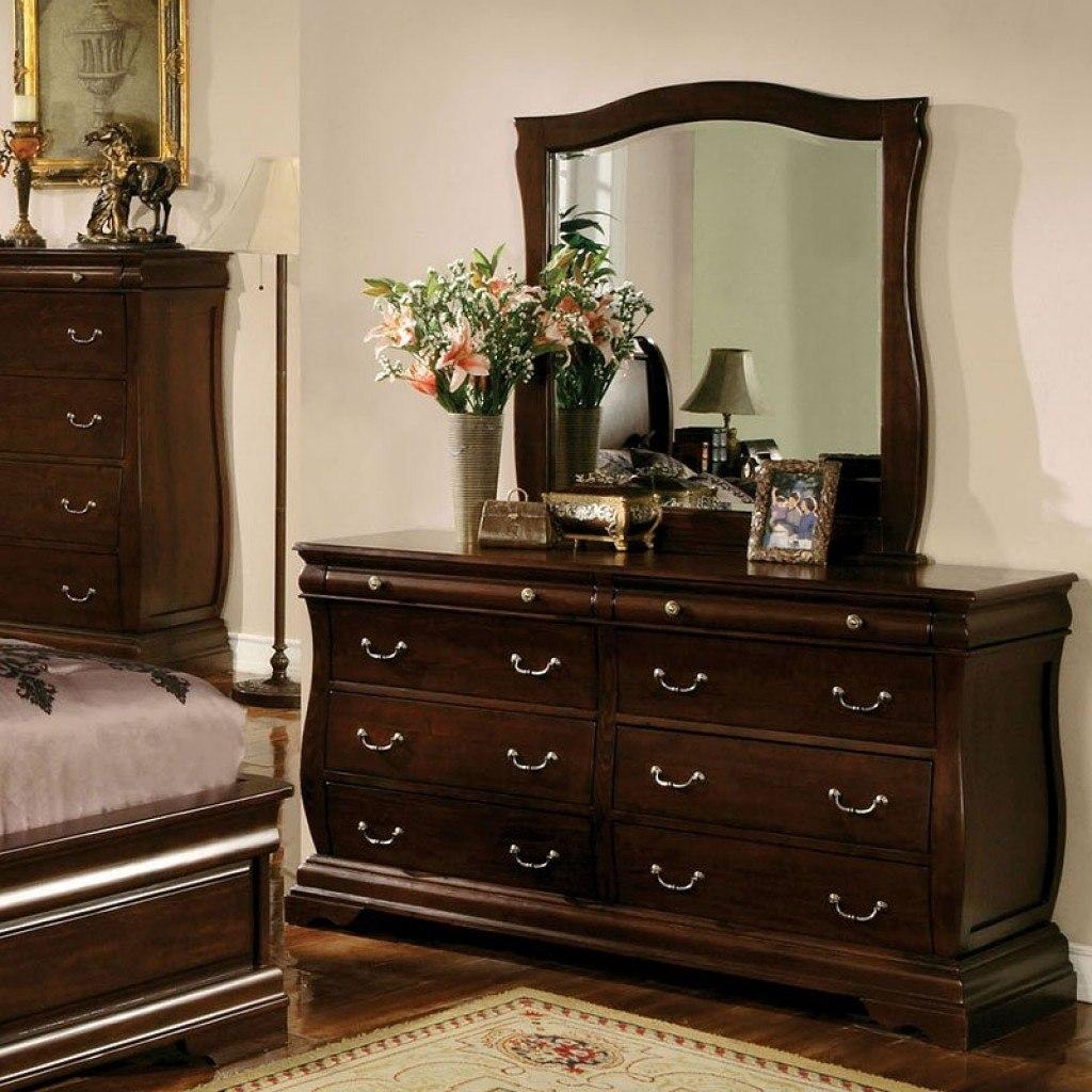  Furniture of America Brunswick Dresser Mirror CM7503M IMAGE 2
