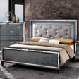  Furniture of America Clover King Upholstered Panel Bed CM7971EK-BED IMAGE 1