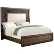  Furniture of America Eutropia King Upholstered Panel Bed CM7395EK-BED IMAGE 1