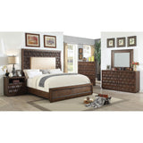  Furniture of America Eutropia King Upholstered Panel Bed CM7395EK-BED IMAGE 5