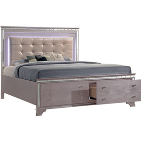  Furniture of America Claudette Queen Upholstered Panel Bed with Storage CM7972Q-BED IMAGE 1